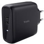 CARGADOR PARED/VIAJE 2xUSB-C 65W MAXO NEGRO TRUST